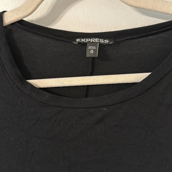 EXPRESS black dress with detailed sleeves! - Picture 4 of 5